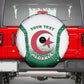 Personalized Afro Algeria Spare Tire Cover Coat Of Arms African Pattern
