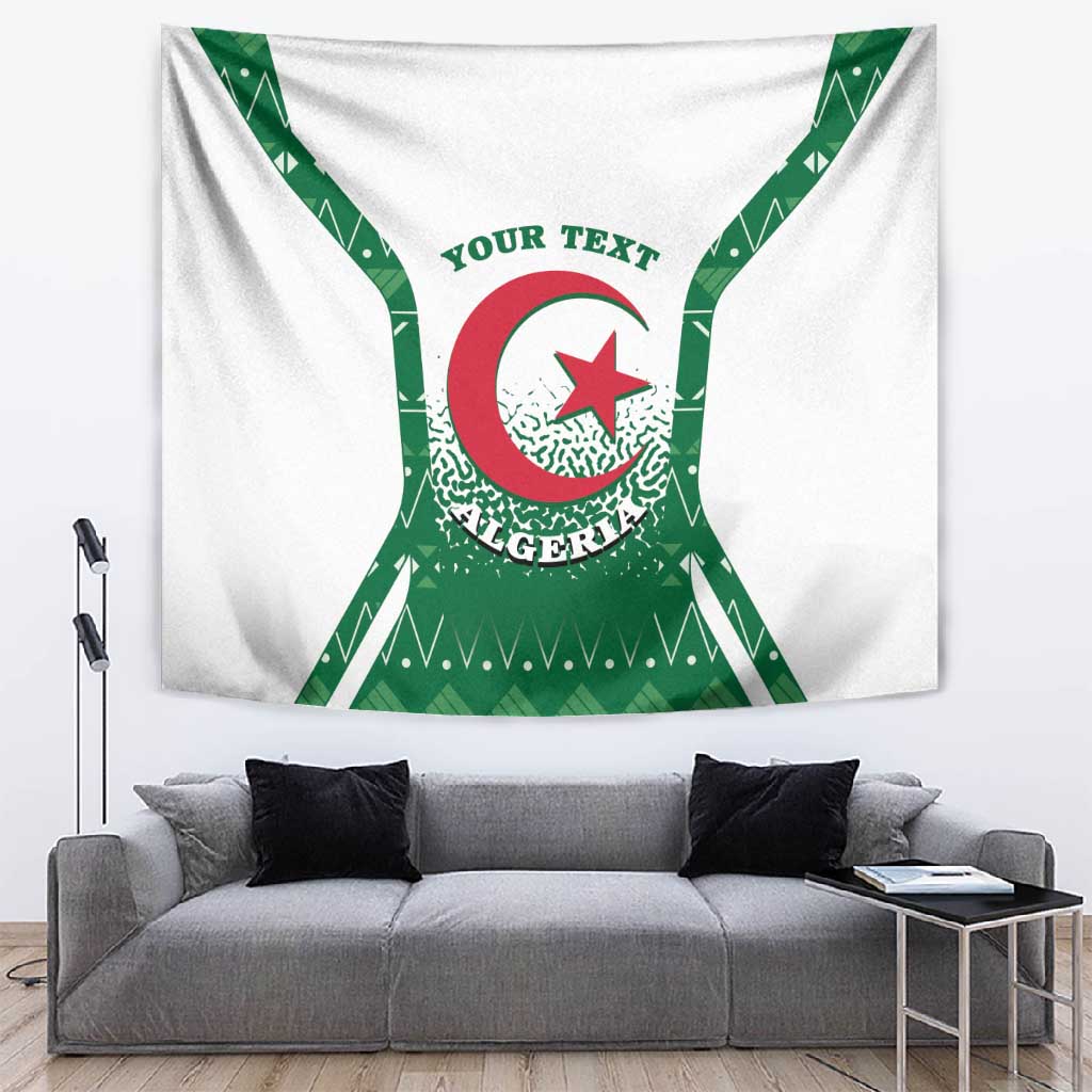 Personalized Afro Algeria Tapestry Coat Of Arms African Pattern
