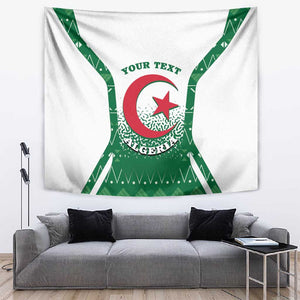 Personalized Afro Algeria Tapestry Coat Of Arms African Pattern