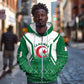Personalized Afro Algeria Zip Hoodie Coat Of Arms African Pattern