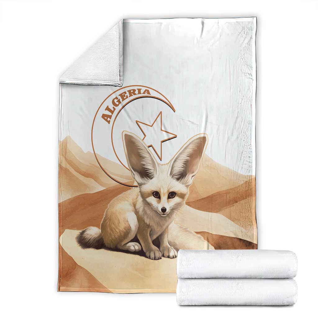 Afro Algeria Fennec Fox Blanket Algerian Sahara Vulpes zerda