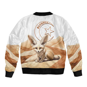 Afro Algeria Fennec Fox Bomber Jacket Algerian Sahara Vulpes zerda