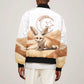 Afro Algeria Fennec Fox Bomber Jacket Algerian Sahara Vulpes zerda