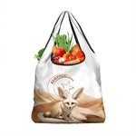 Afro Algeria Fennec Fox Grocery Bag Algerian Sahara Vulpes zerda