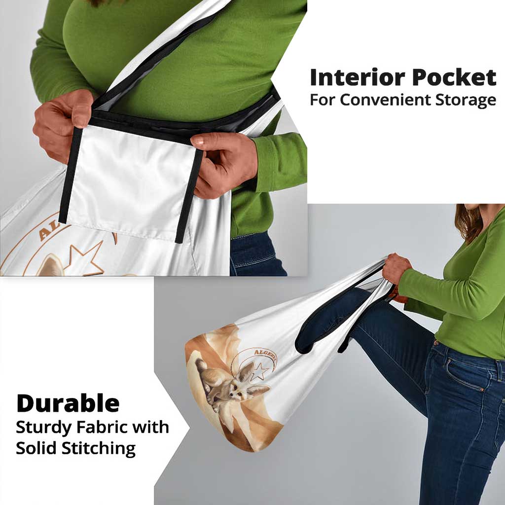 Afro Algeria Fennec Fox Grocery Bag Algerian Sahara Vulpes zerda