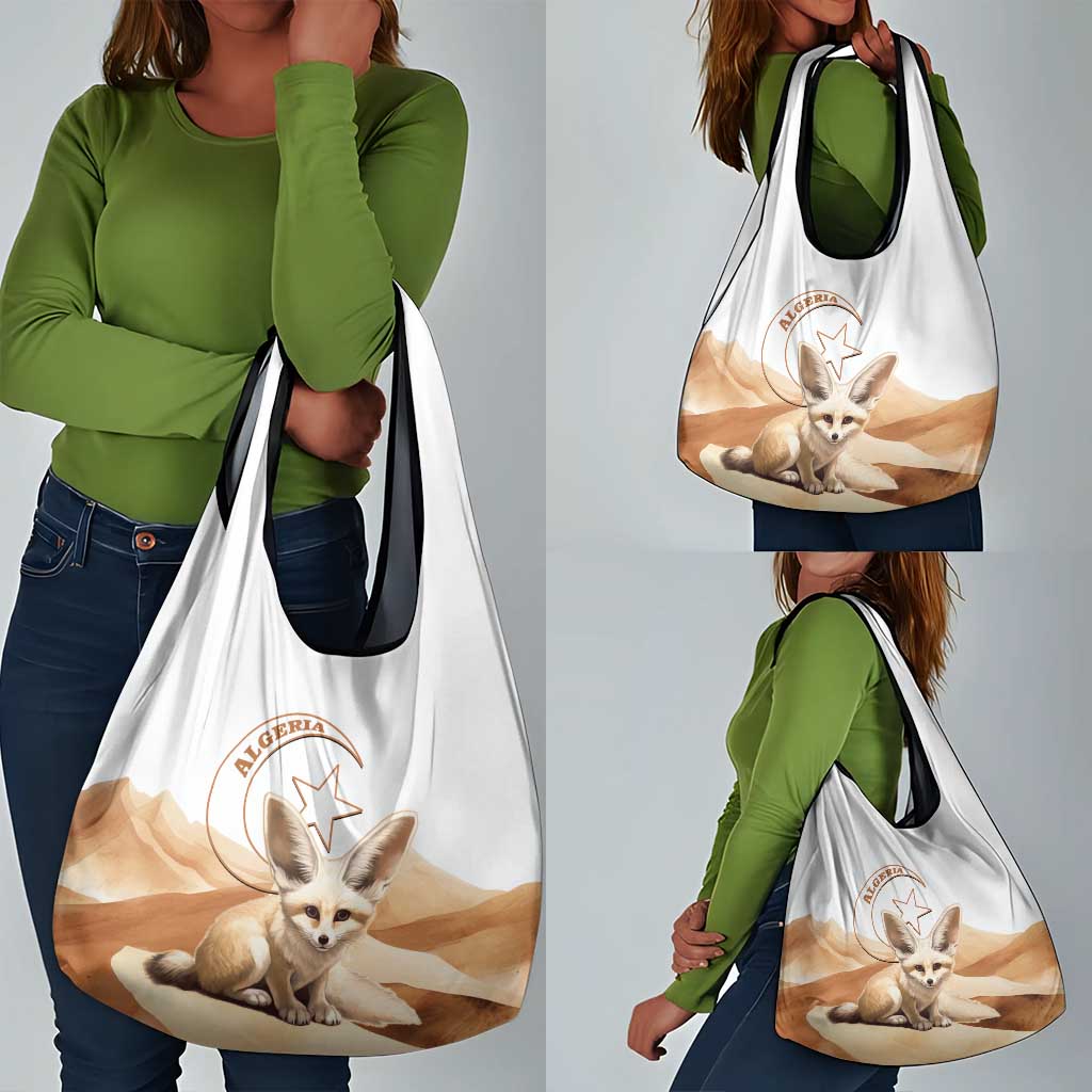 Afro Algeria Fennec Fox Grocery Bag Algerian Sahara Vulpes zerda