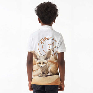 Afro Algeria Fennec Fox Kid Polo Shirt Algerian Sahara Vulpes zerda