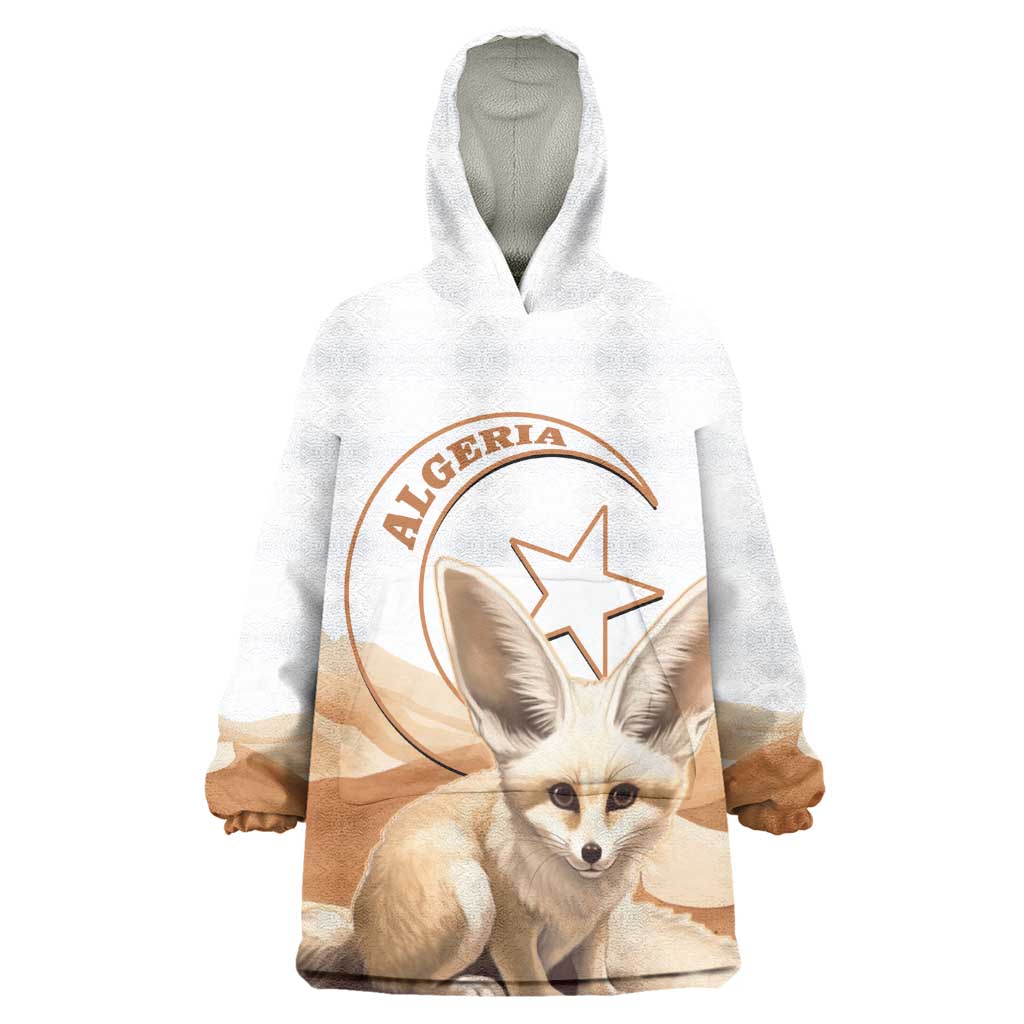 Afro Algeria Fennec Fox Kid Wearable Blanket Hoodie Algerian Sahara Vulpes zerda