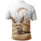 Afro Algeria Fennec Fox Polo Shirt Algerian Sahara Vulpes zerda