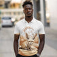 Afro Algeria Fennec Fox Polo Shirt Algerian Sahara Vulpes zerda