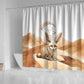 Afro Algeria Fennec Fox Shower Curtain Algerian Sahara Vulpes zerda