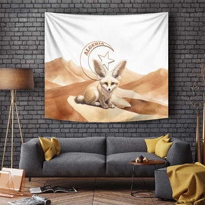 Afro Algeria Fennec Fox Tapestry Algerian Sahara Vulpes zerda