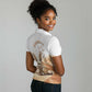 Afro Algeria Fennec Fox Women Polo Shirt Algerian Sahara Vulpes zerda