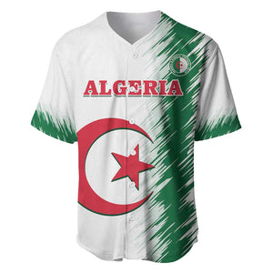 Custom Algeria Football Baseball Jersey Go The Greens