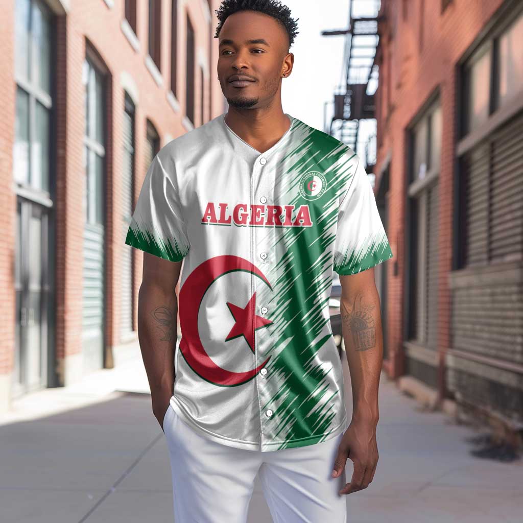 Custom Algeria Football Baseball Jersey Go The Greens