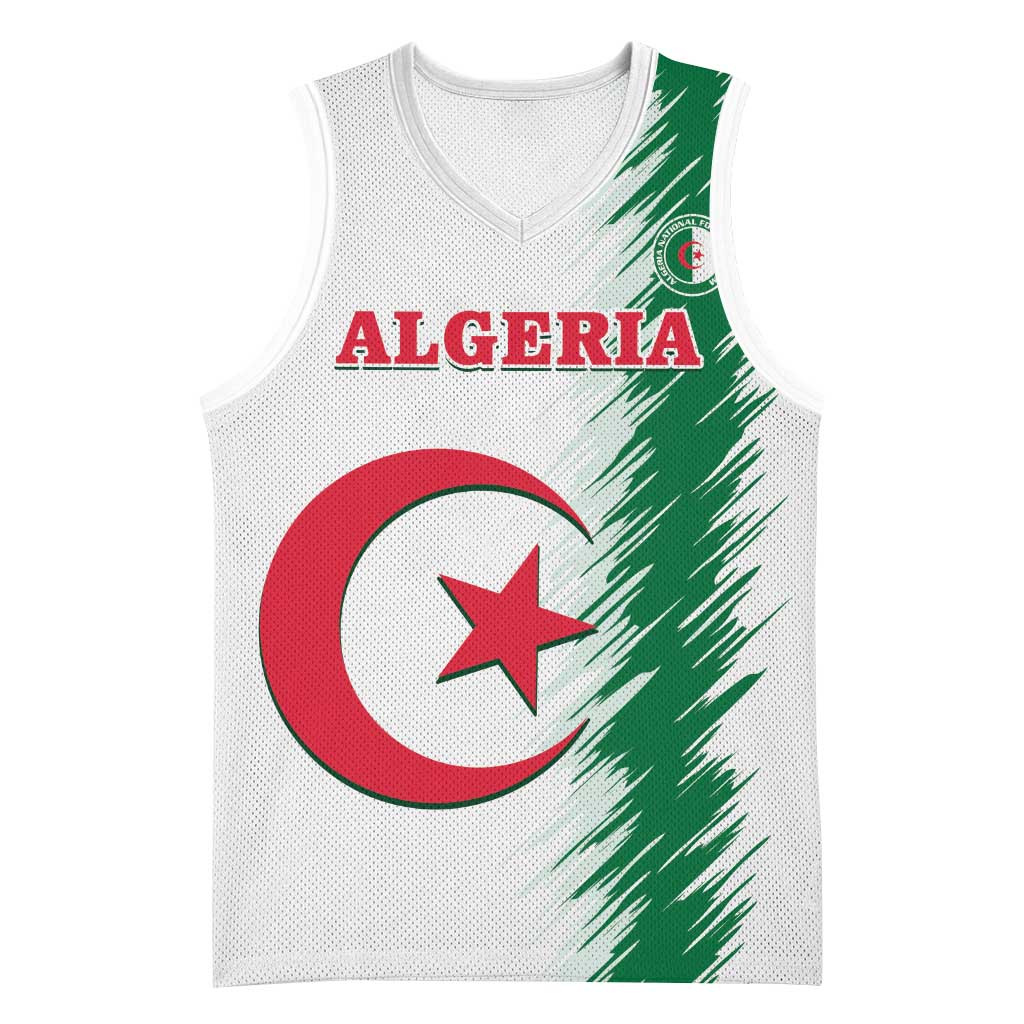 Custom Algeria Football Basketball Jersey Go The Greens - African Pride
