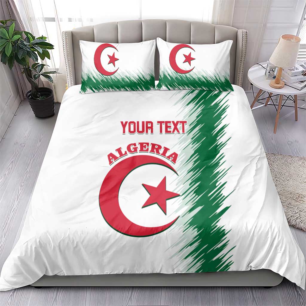 Custom Algeria Football Bedding Set Go The Greens