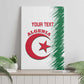 Custom Algeria Football Canvas Wall Art Go The Greens