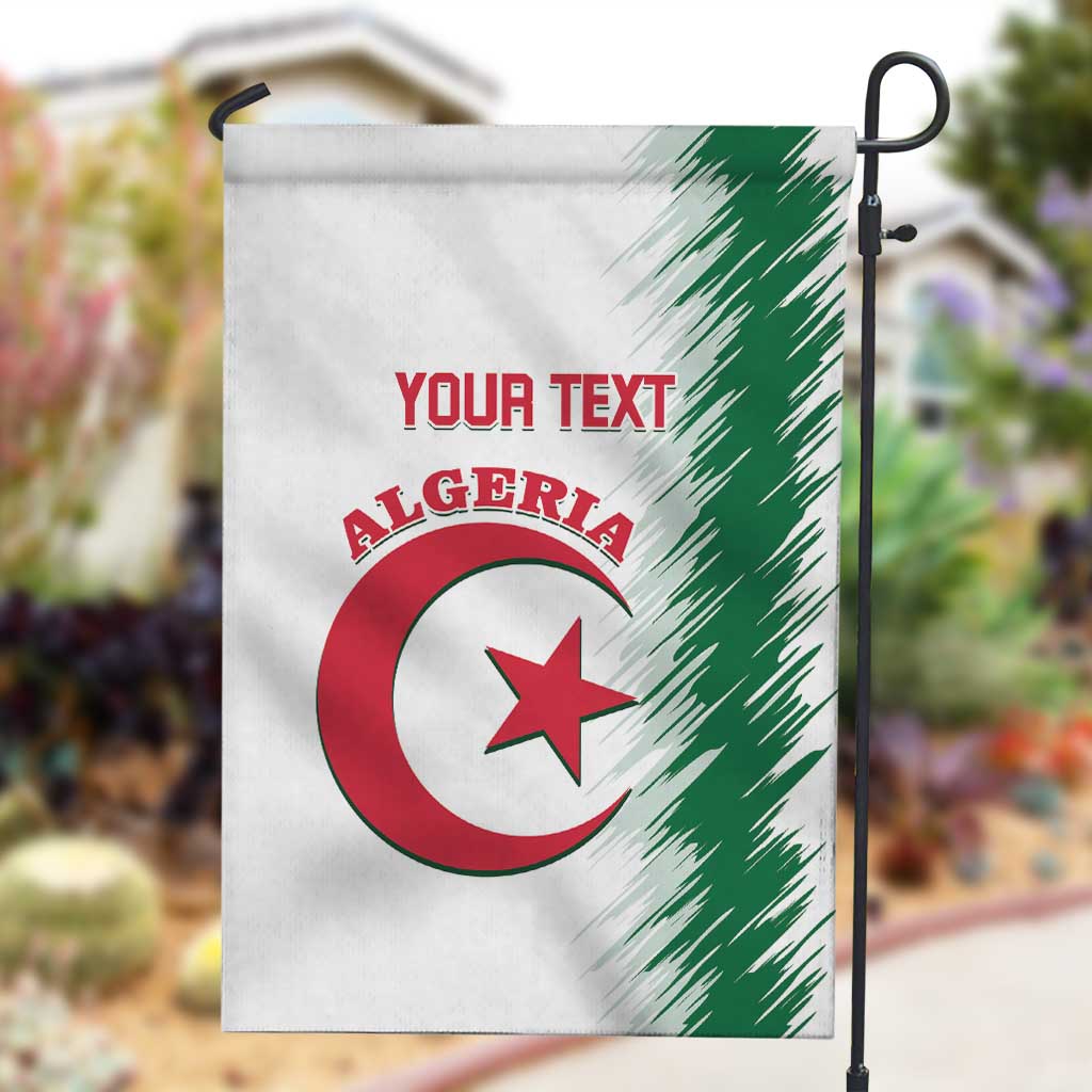 Custom Algeria Football Garden Flag Go The Greens