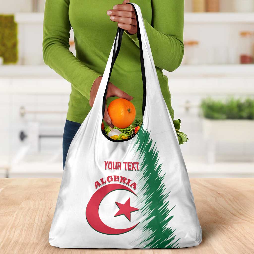 Custom Algeria Football Grocery Bag Go The Greens