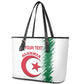 Custom Algeria Football Leather Tote Bag Go The Greens
