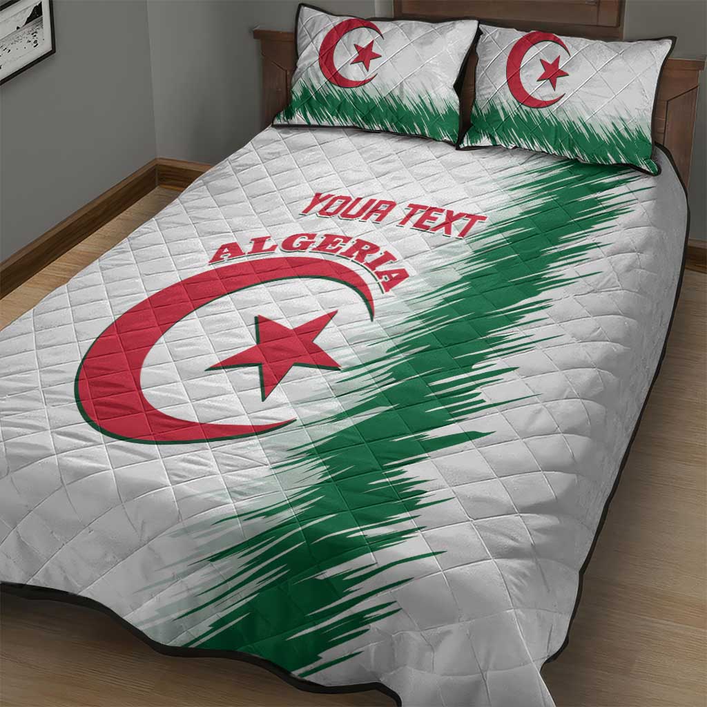Custom Algeria Football Quilt Bed Set Go The Greens
