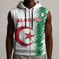 Custom Algeria Football Sleeveless Zip Hoodie Go The Greens - African Pride
