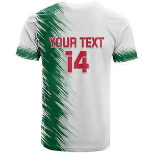 Custom Algeria Football T shirt Go The Greens