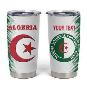 Custom Algeria Football Tumbler Cup Go The Greens