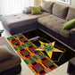 Afro Ghana Independence Day Area Rug Ghanaian 1957 Kente Pattern