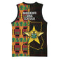 Afro Ghana Independence Day Basketball Jersey Ghanaian 1957 Kente Pattern - African Pride