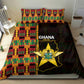 Afro Ghana Independence Day Bedding Set Ghanaian 1957 Kente Pattern