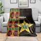 Afro Ghana Independence Day Blanket Ghanaian 1957 Kente Pattern