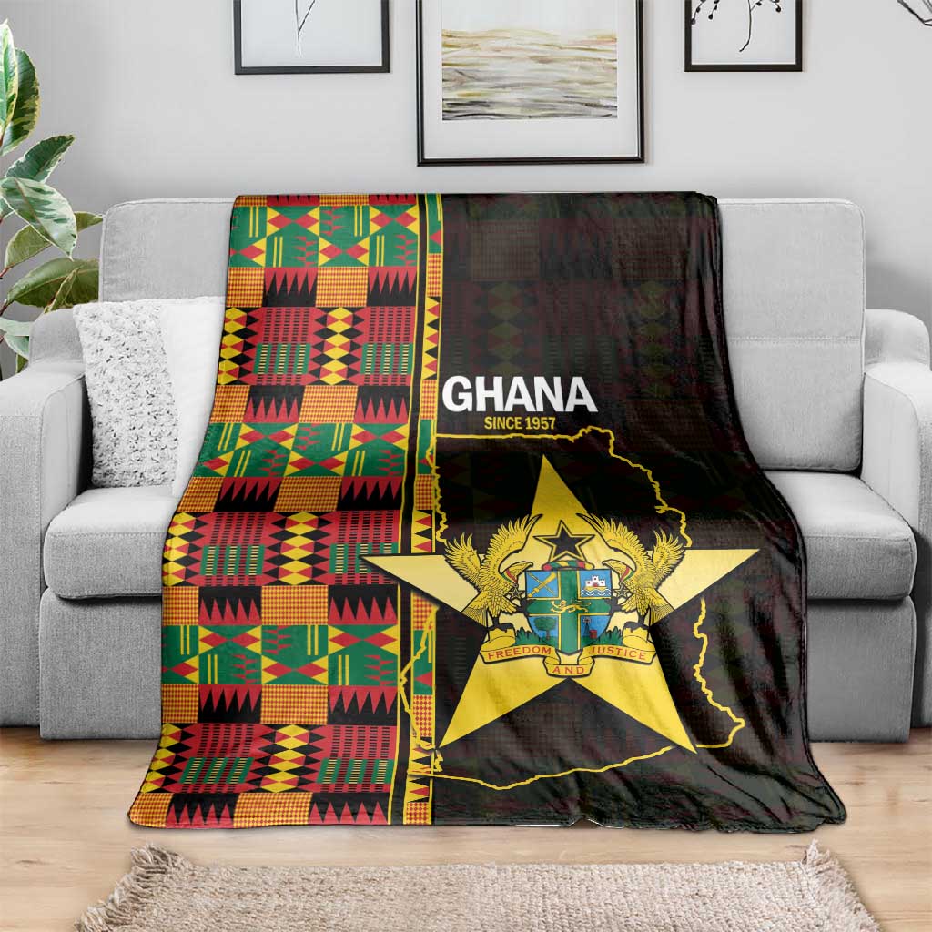 Afro Ghana Independence Day Blanket Ghanaian 1957 Kente Pattern