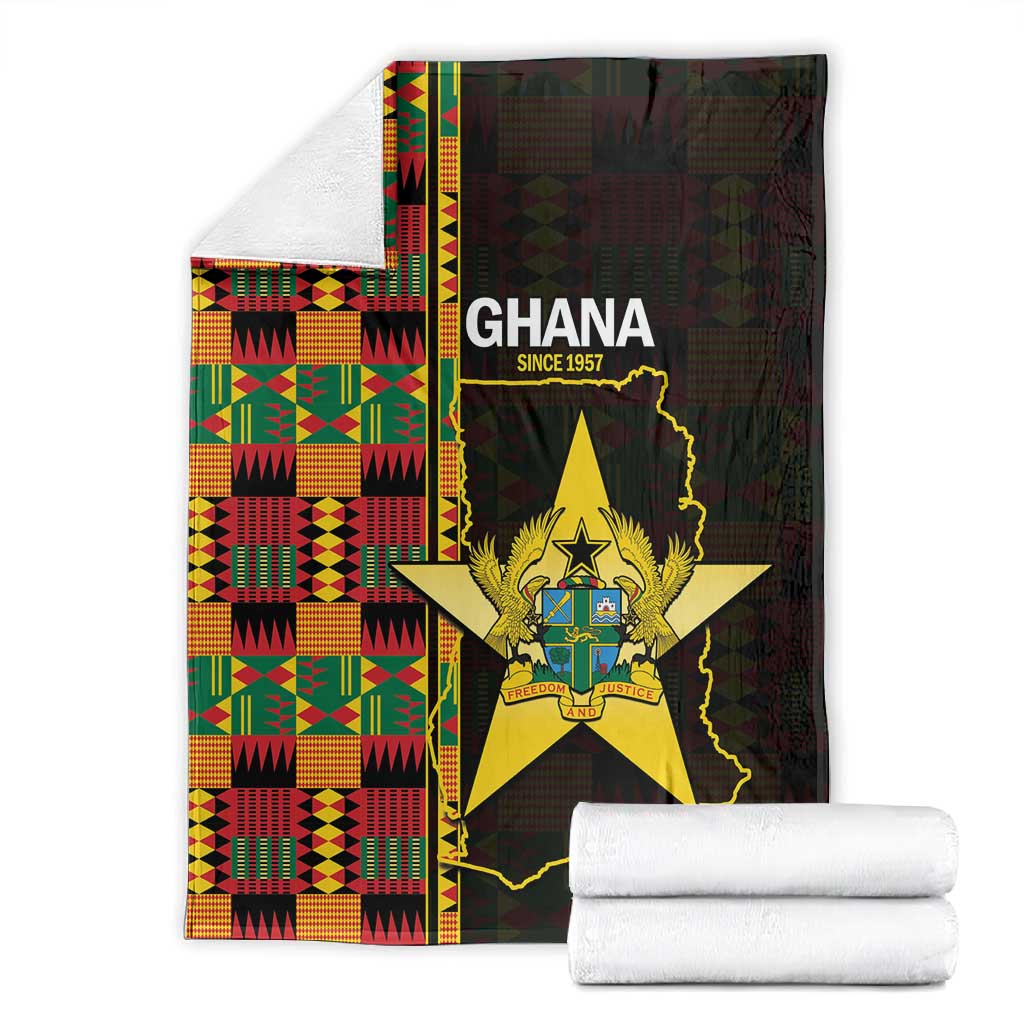 Afro Ghana Independence Day Blanket Ghanaian 1957 Kente Pattern