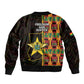 Afro Ghana Independence Day Bomber Jacket Ghanaian 1957 Kente Pattern