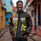 Afro Ghana Independence Day Bomber Jacket Ghanaian 1957 Kente Pattern