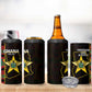 Afro Ghana Independence Day 4 in 1 Can Cooler Tumbler Ghanaian 1957 Kente Pattern
