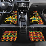 Afro Ghana Independence Day Car Mats Ghanaian 1957 Kente Pattern
