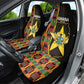 Afro Ghana Independence Day Car Seat Cover Ghanaian 1957 Kente Pattern