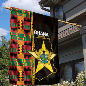 Afro Ghana Independence Day Garden Flag Ghanaian 1957 Kente Pattern