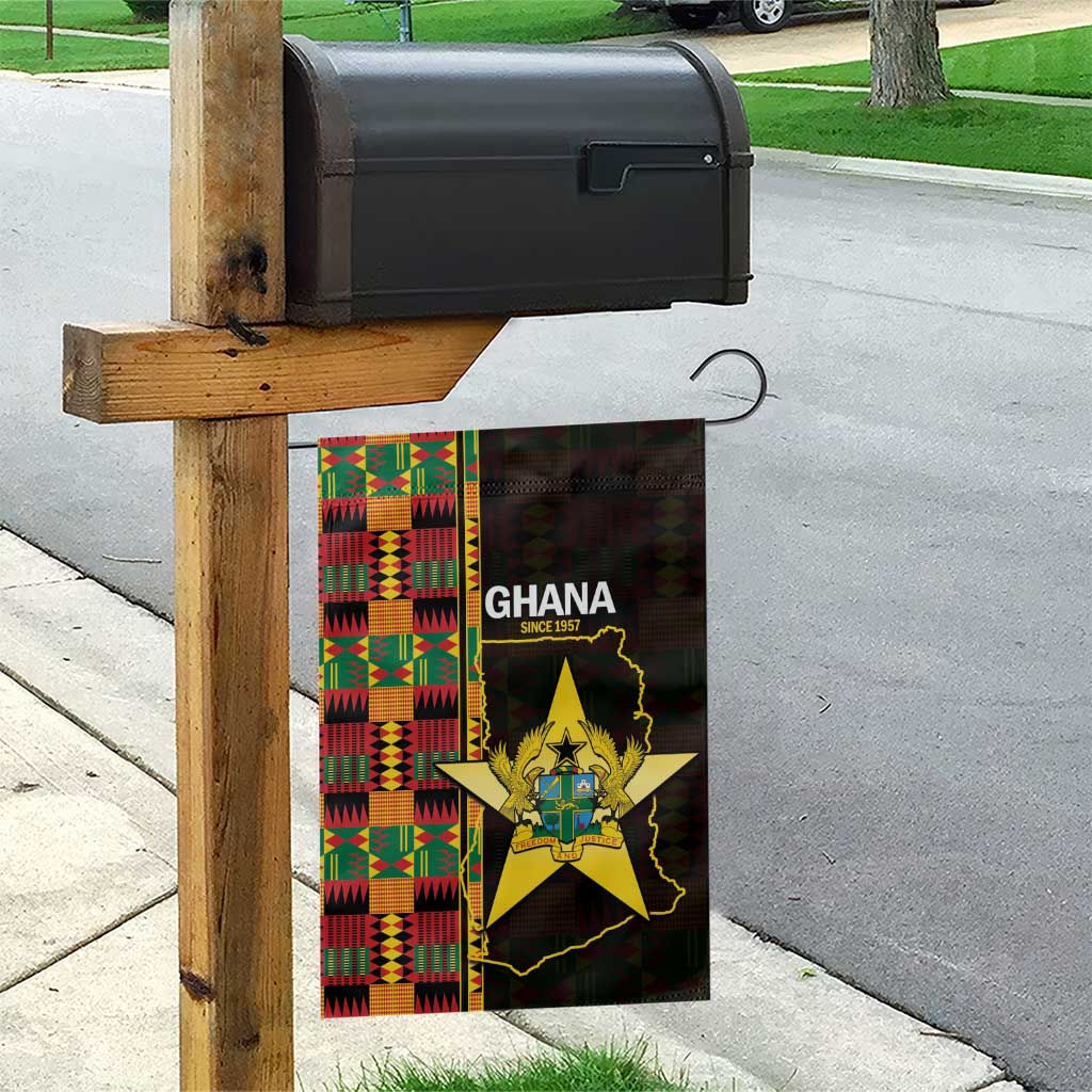 Afro Ghana Independence Day Garden Flag Ghanaian 1957 Kente Pattern