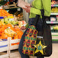 Afro Ghana Independence Day Grocery Bag Ghanaian 1957 Kente Pattern
