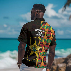 Afro Ghana Independence Day Hawaiian Shirt Ghanaian 1957 Kente Pattern