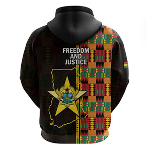 Afro Ghana Independence Day Hoodie Ghanaian 1957 Kente Pattern