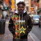 Afro Ghana Independence Day Hoodie Ghanaian 1957 Kente Pattern