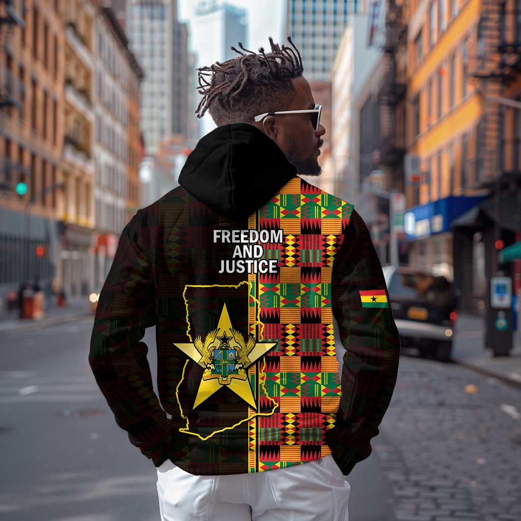 Afro Ghana Independence Day Hoodie Ghanaian 1957 Kente Pattern