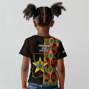 Afro Ghana Independence Day Kid T shirt Ghanaian 1957 Kente Pattern