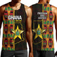 Afro Ghana Independence Day Men Tank Top Ghanaian 1957 Kente Pattern