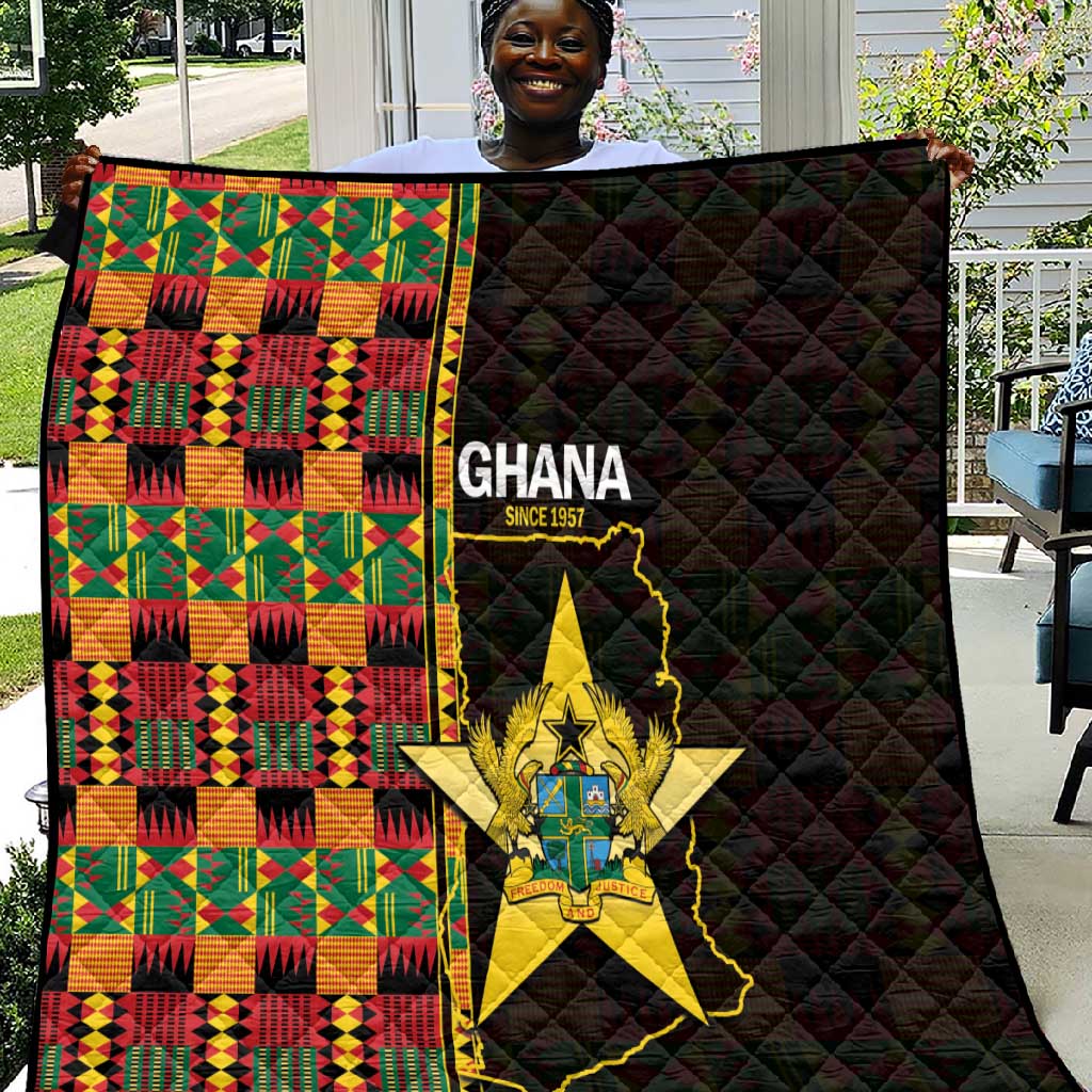 Afro Ghana Independence Day Quilt Ghanaian 1957 Kente Pattern
